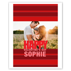  personalised card design, perfect Valentine card for her or him, romantic customised greeting to make your personalised card unique and memorable.