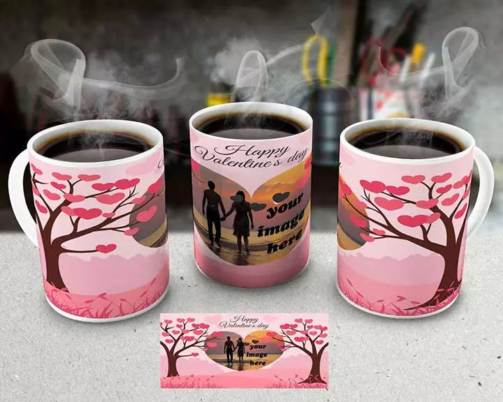 Personalised Romantic Love Haven mug with custom name and heartfelt message for Valentine’s Day