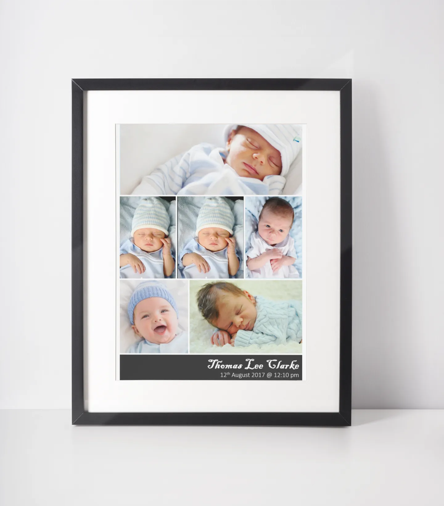 personalised photo print keepsake custom name date favourite photo wall art gift