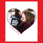 personalised card design, perfect Valentine card for her or him, romantic customised greeting to make your personalised card unique and memorable.
