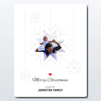 Unique floral photo upload card – personalised gift for any occasion