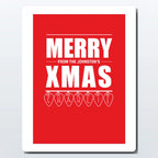 Custom Christmas card with family and recipient’s name – UK printed