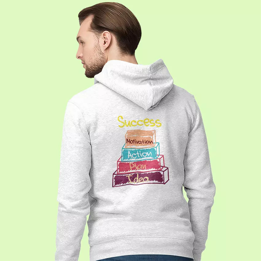 "Idea Plan Action Motivation Success" Personalised Hoodie