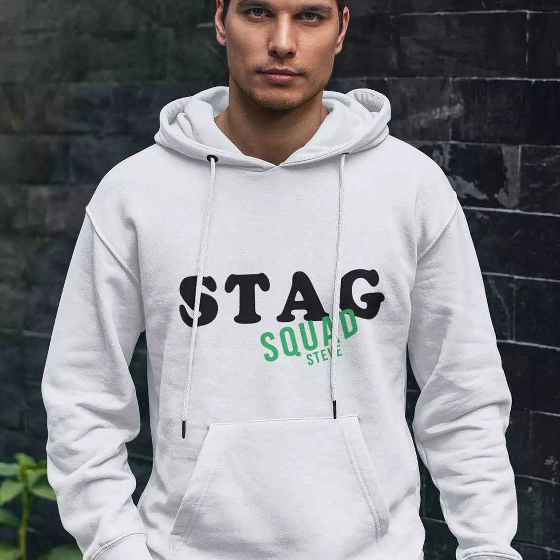 Personalised Stag Squad Hoodie - Add Name