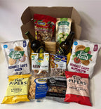 Kopparberg Premium Cider and Snacks Hamper with Personalised Christmas Card