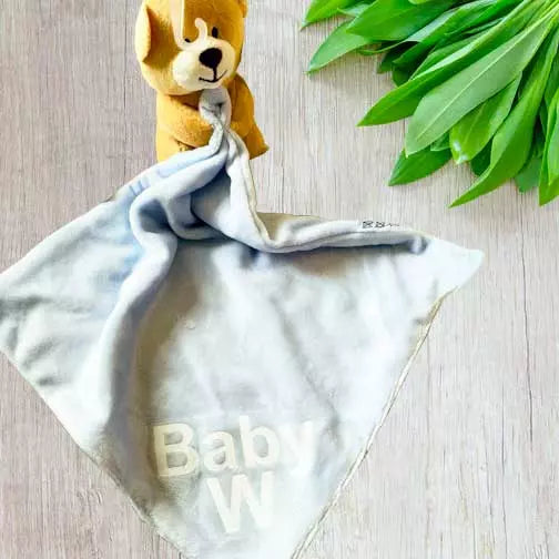 Personalised Baby Comfort Blanket - Add Name