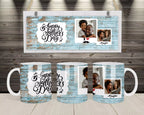 PersonalisedÂ 'Happy Father's Day' 2 Photos Mug