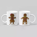 Personalised Mr & Mrs Couple Mugs Gift Set - Add Names