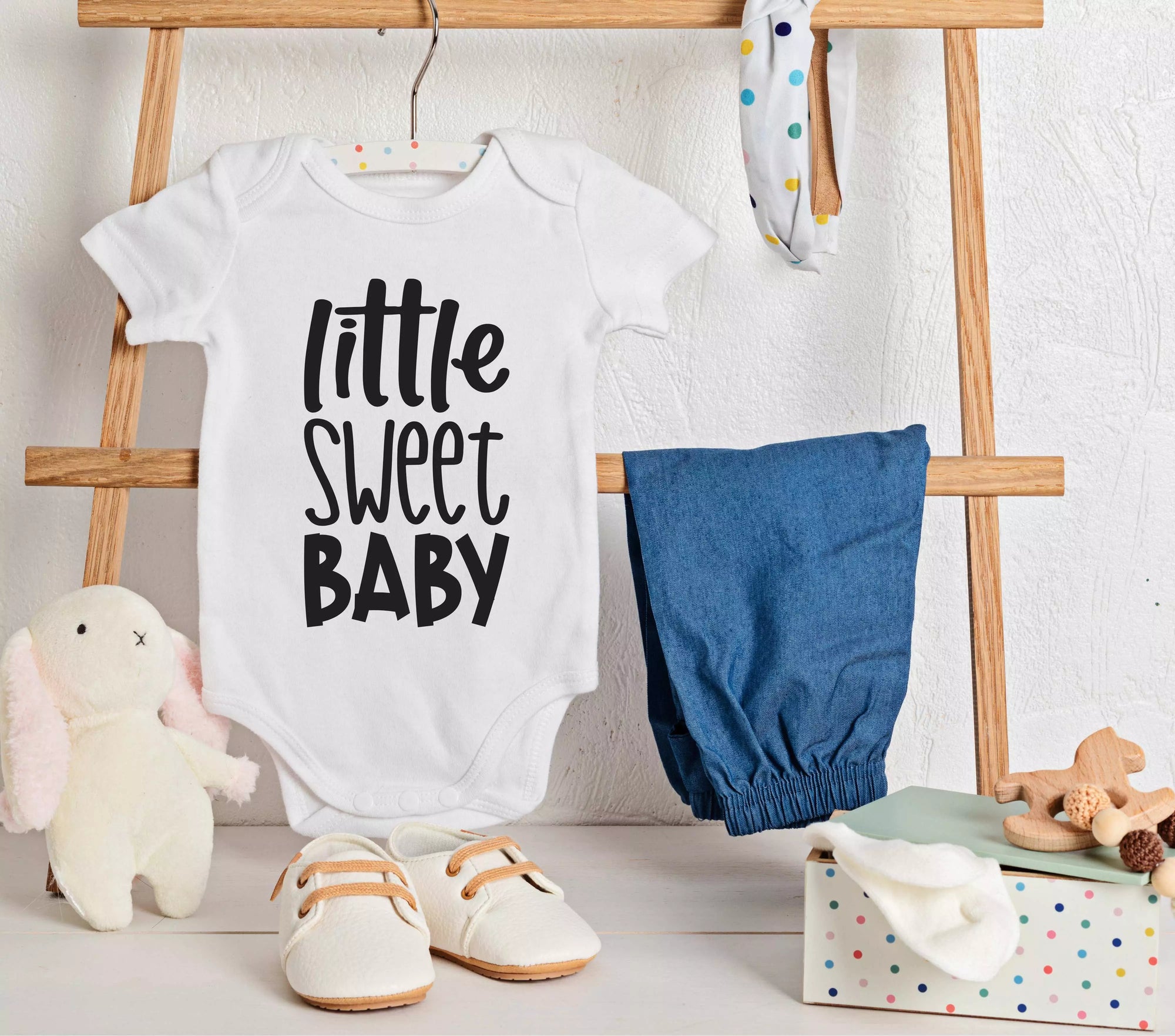 Personalised 'Little Sweet Baby' Babygrow
