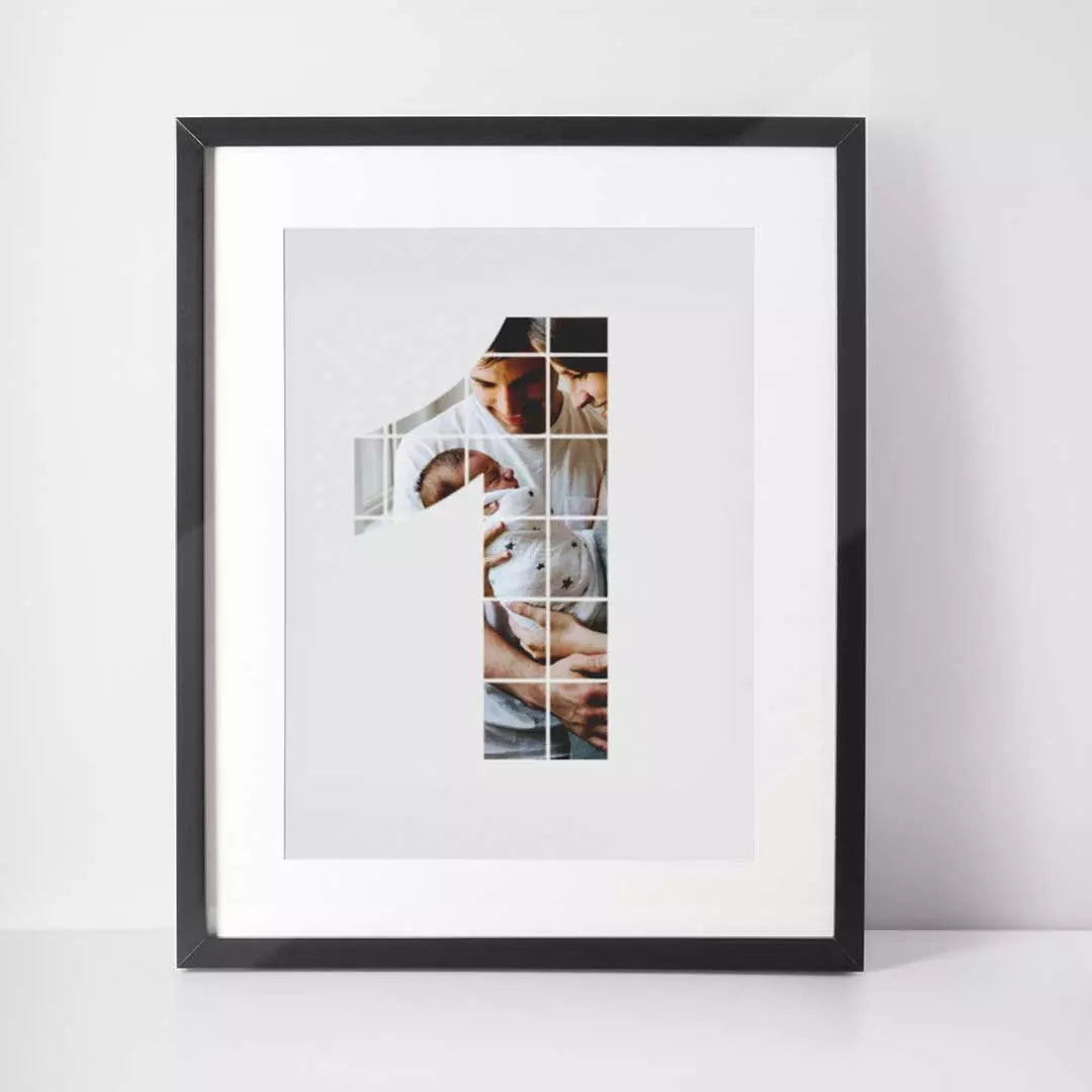 Personalised Photo Wall Art - 1 Year