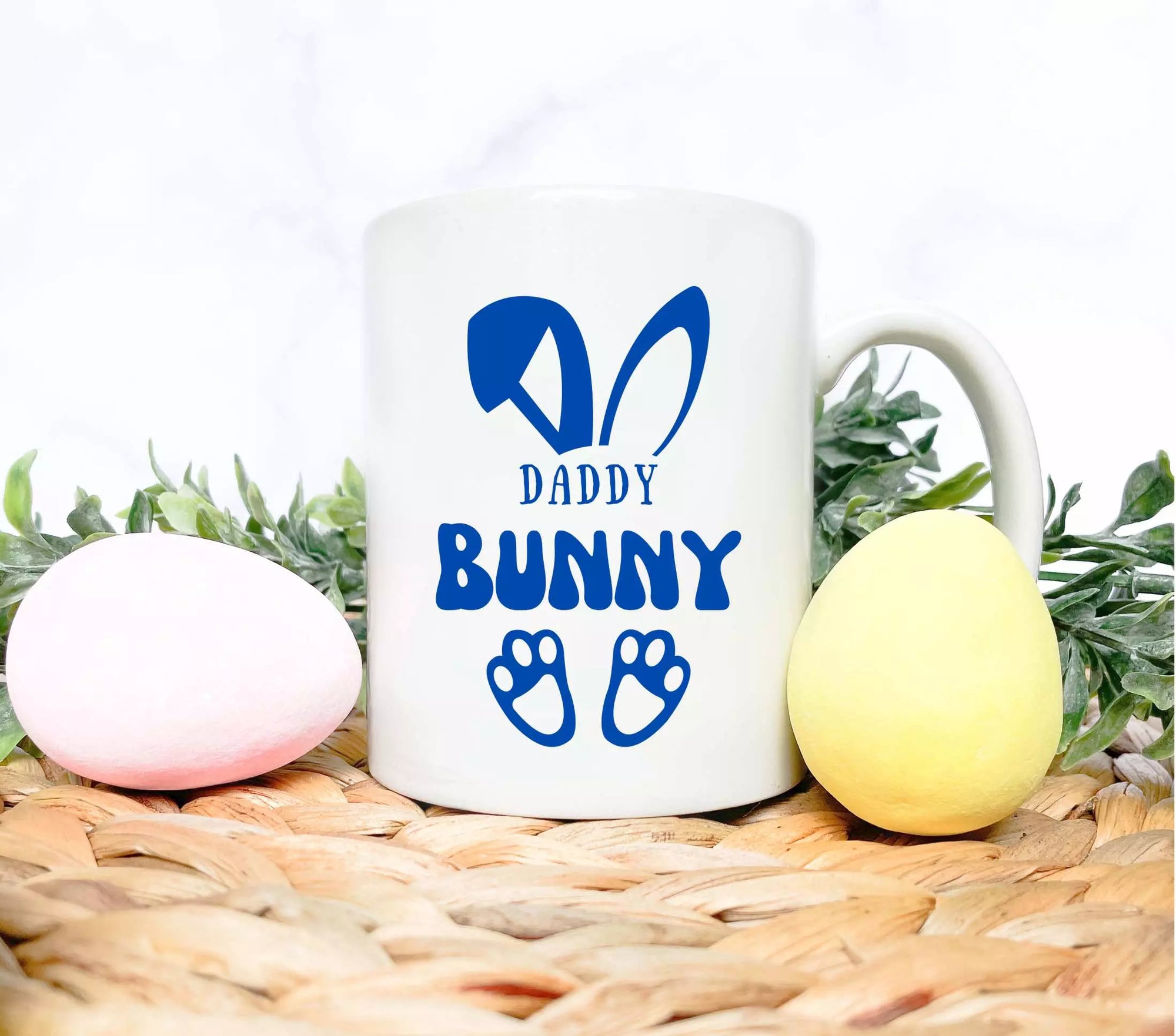 Personalised Daddy/Mama/Brother/Sister/Baby Bunny Mug - Add Name