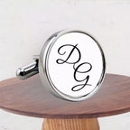 Personalised Initials Cufflinks with Gift Box