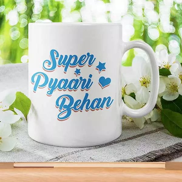 Super Pyaari Behan' Personalised - Mug for Sister