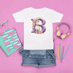Personalised Unicorn Name/Initial t-Shirt