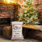 Personalised Express Delivery Santa Approved Christmas Sack