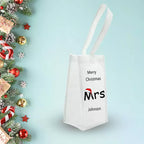 Mr & Mrs - Personalised Wine Tote Bags