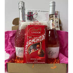 Kylie Minogue Rose and Snacks Hamper with Personalised Card