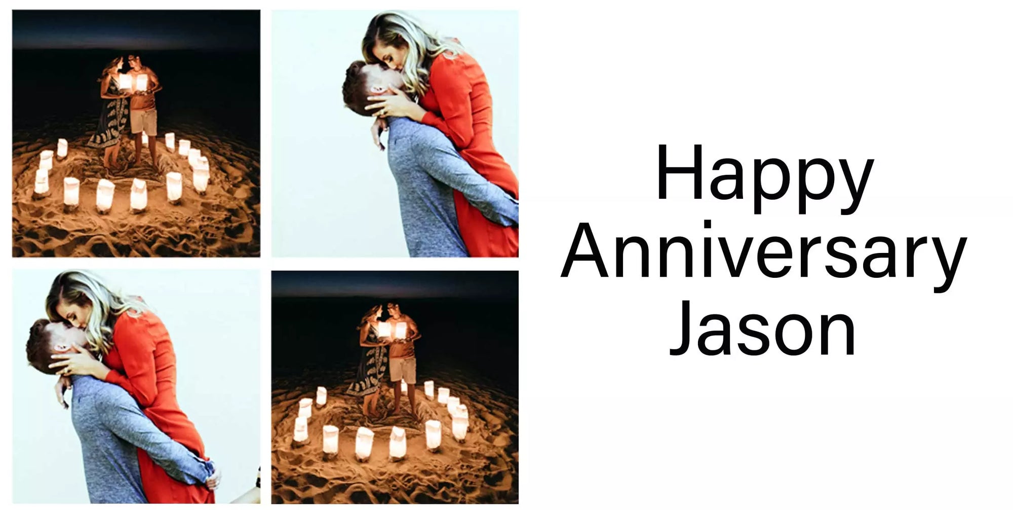 4 Photo Collage Personalised Mug - Add Photos & Text