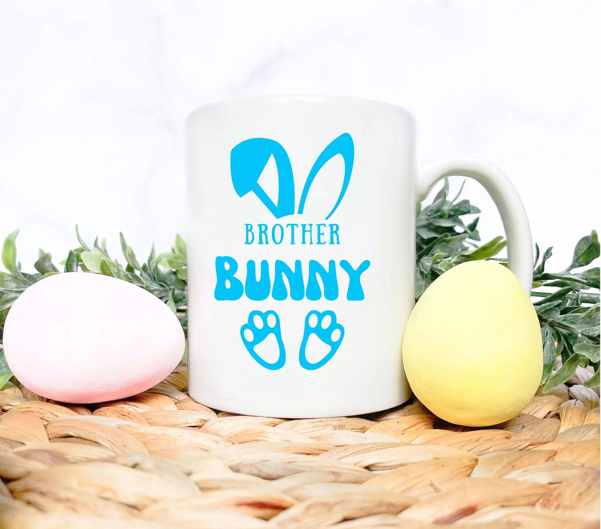 Personalised Daddy/Mama/Brother/Sister/Baby Bunny Mug - Add Name