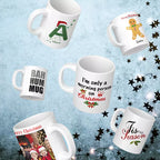 Plush Elf Gift Box Set with Personalised Mug, Scented Candle & Sweets