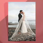 Personalised Wedding Thank You Folded Card with Photo
