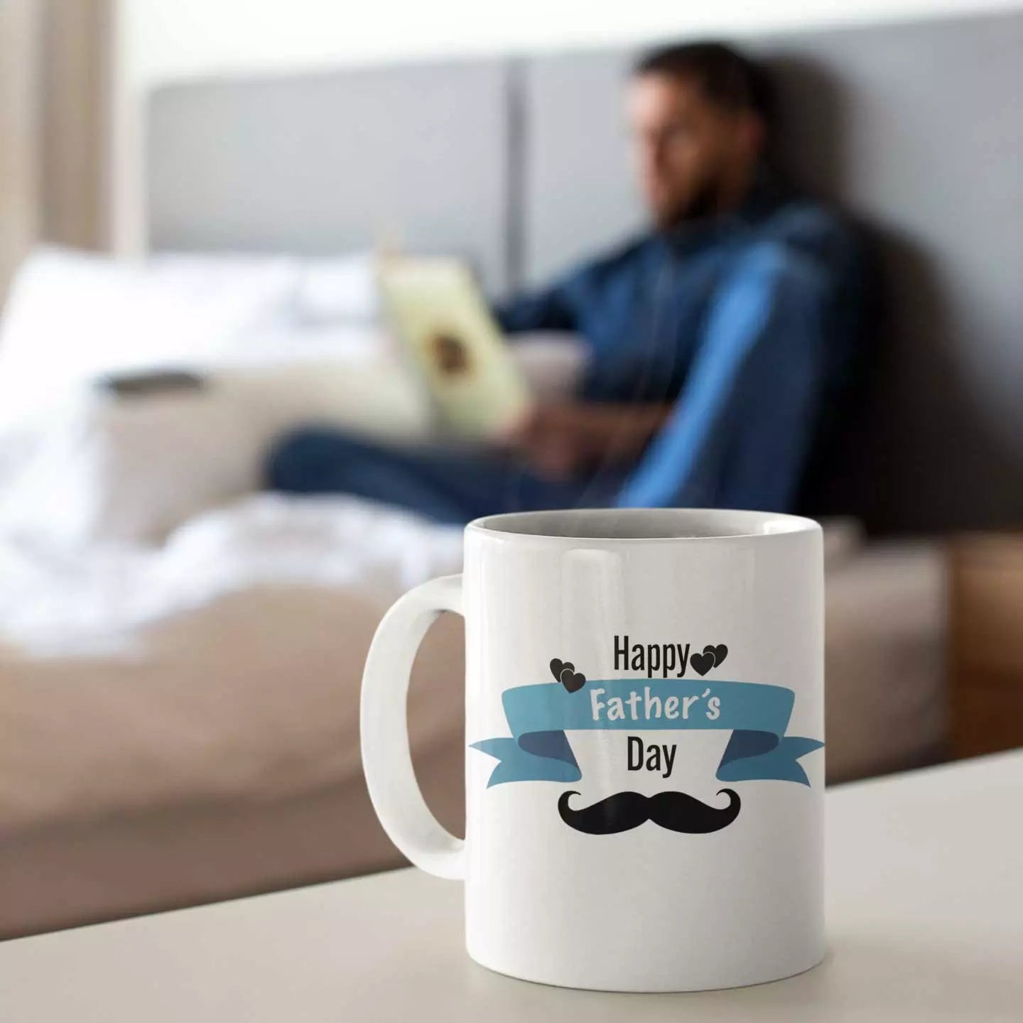 PersonalisedÂ 'Happy Father's Day' Mug - Add Message