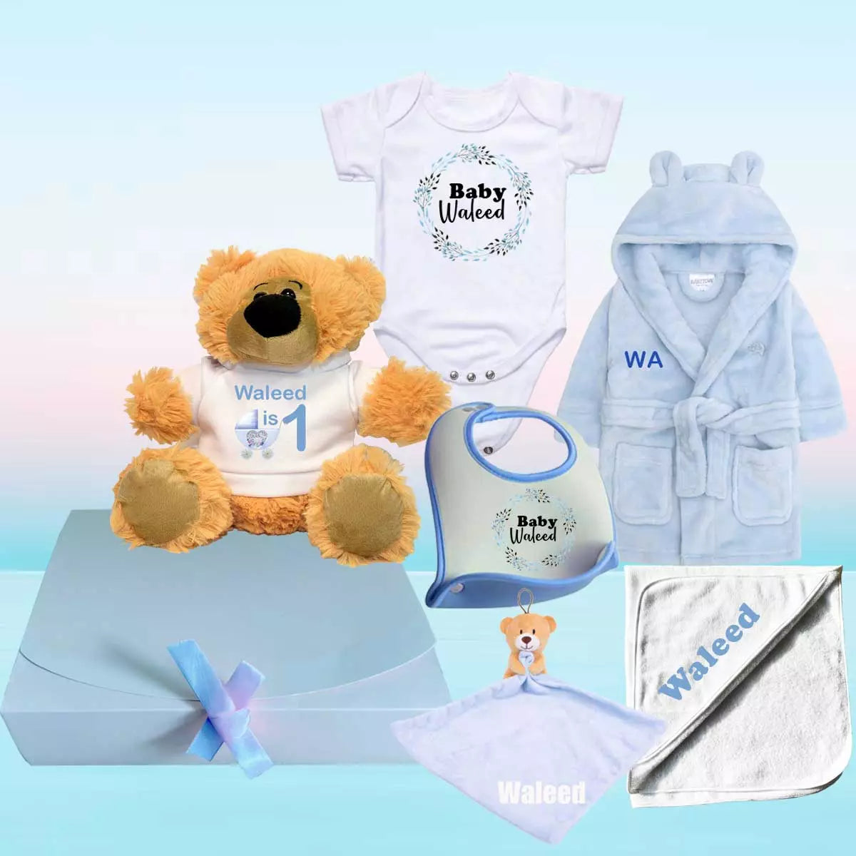 Personalised Baby Hamper - Add Name