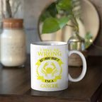 Funny Cancer zodiac mug with I May Be Wrong But I Highly Doubt It quote