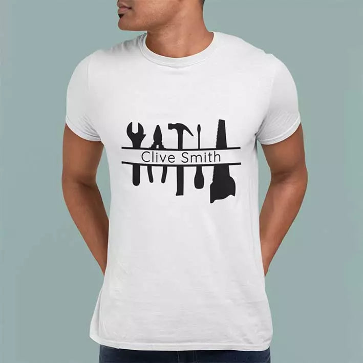 Personalised Tools with Name t-Shirt
