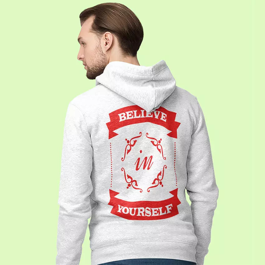 "Believe In Yourself" Personalised Quote Hoodie