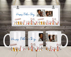 PersonalisedÂ 'Happy Father's Day' Mug - Upload 2 Photos