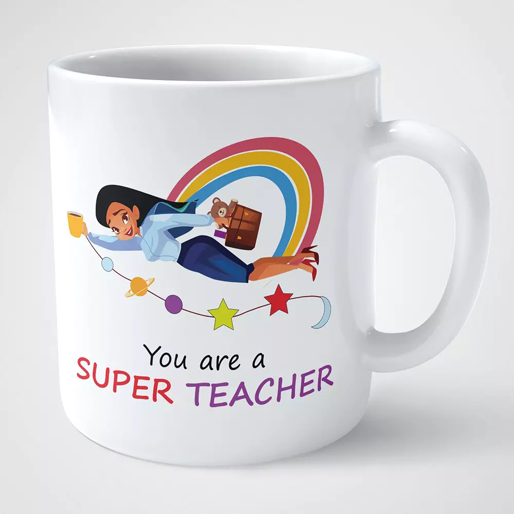 Personalised You're a Super Teacher Mug