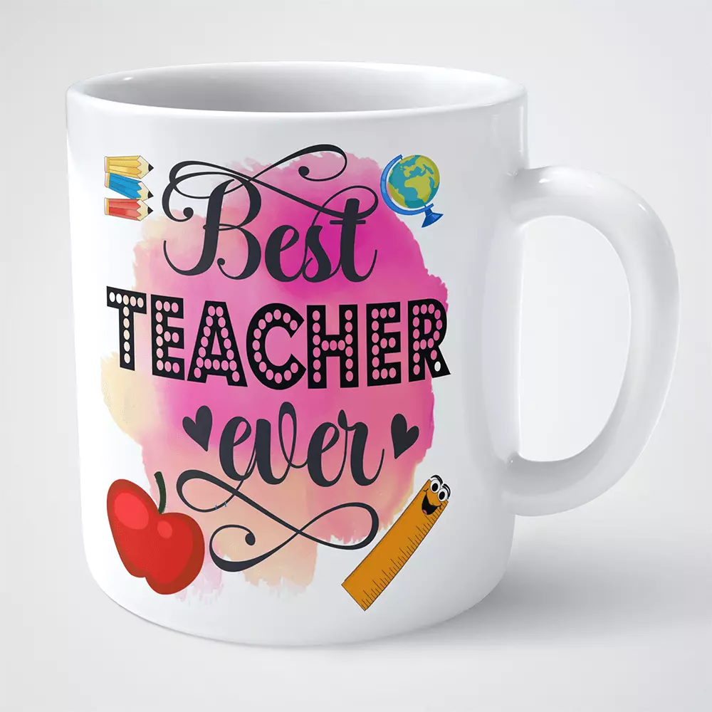 Personalised Best Teacher Ever Mug