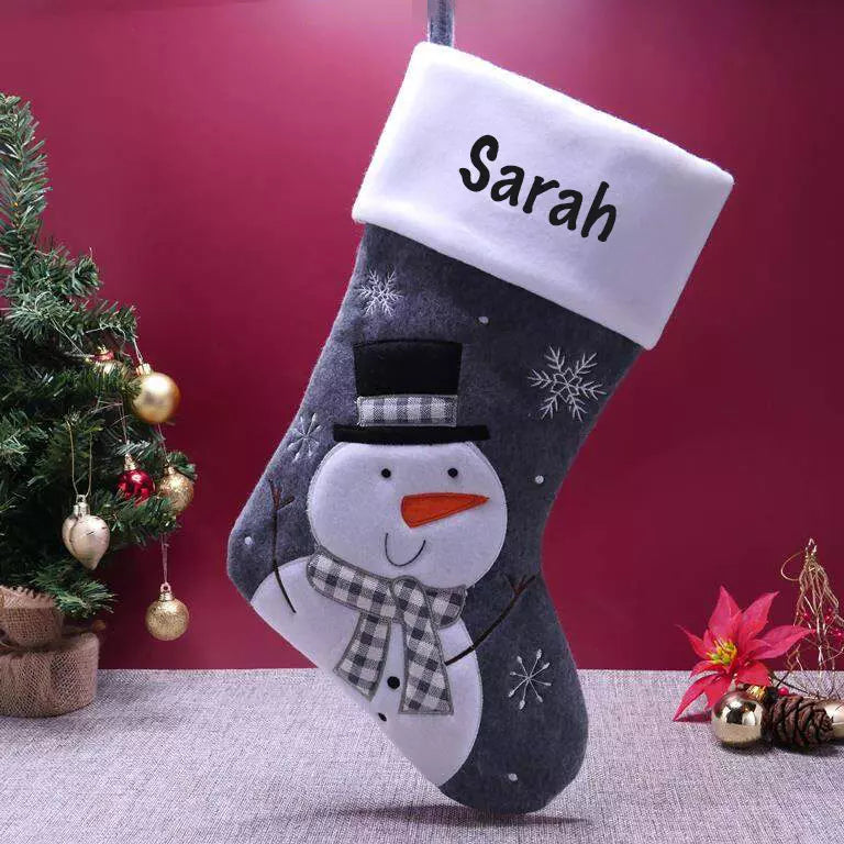 Personalised Deluxe Matching Family Christmas Stockings Set
