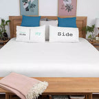 Couple Pillow Covers Gift Set - Your Side, My Side - Add Names