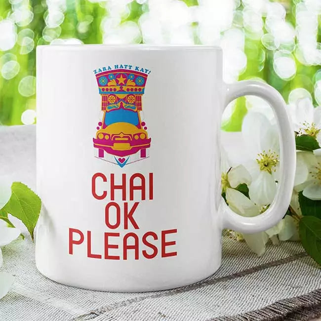 Chai OK Please' Funny Desi Personalised Mug