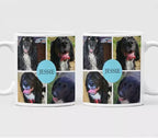 8 Photo Collage Personalised Mug with Name
