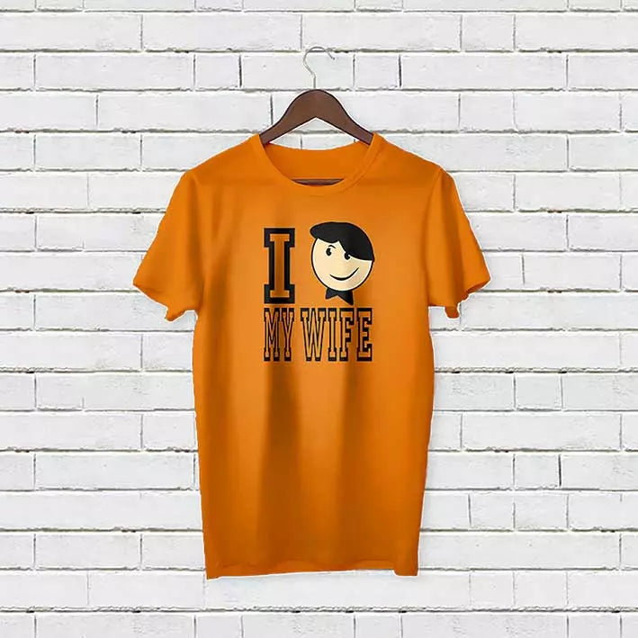 Personalised 'I Love My Wife' T-Shirt