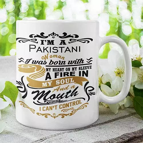 Personalised 'I am a (Star Sign) Woman - I was Born with ....' Mug