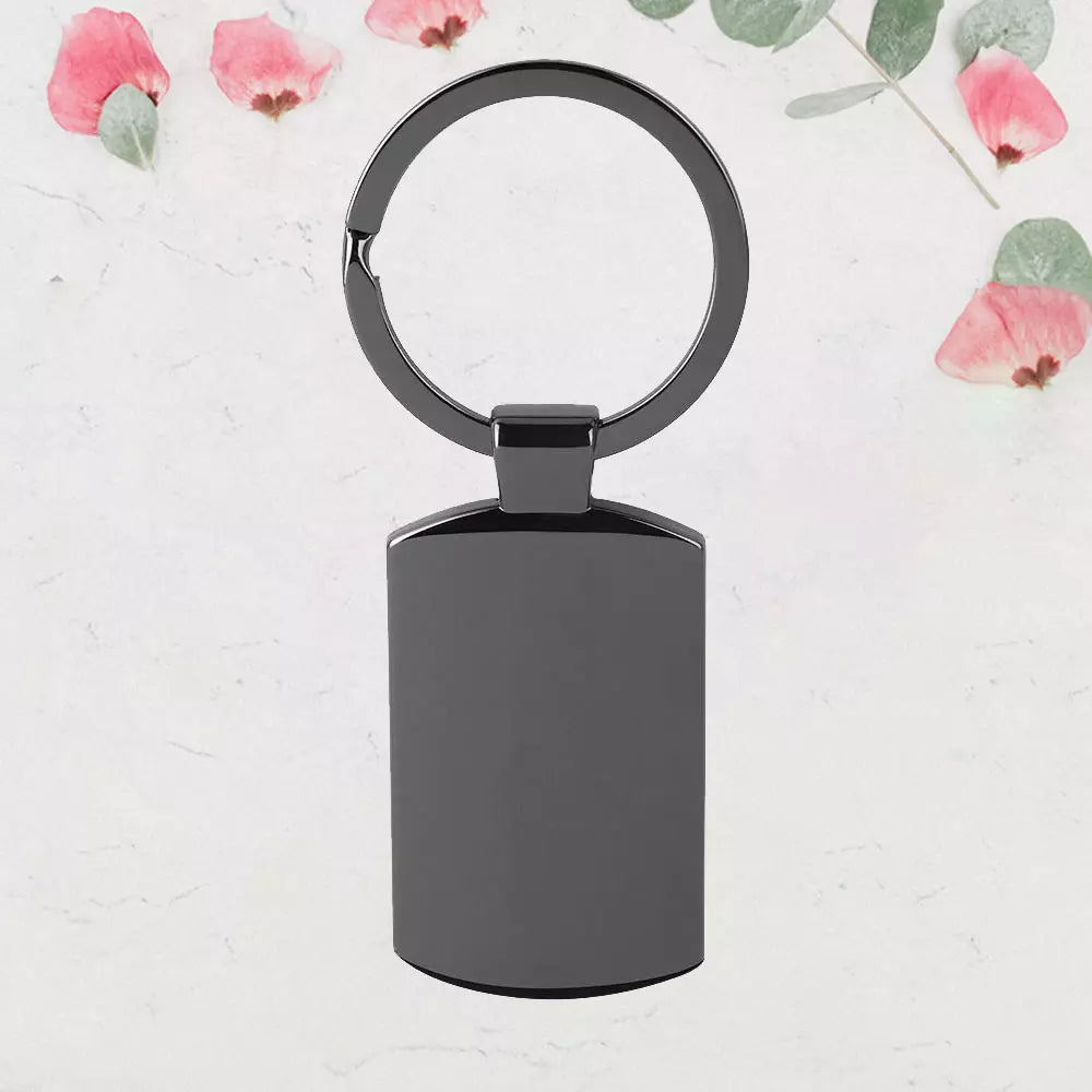 Personalised Metal Photo Keyring with Gift Box
