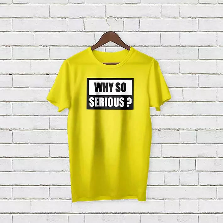 Personalised 'Why So Serious' T-Shirt