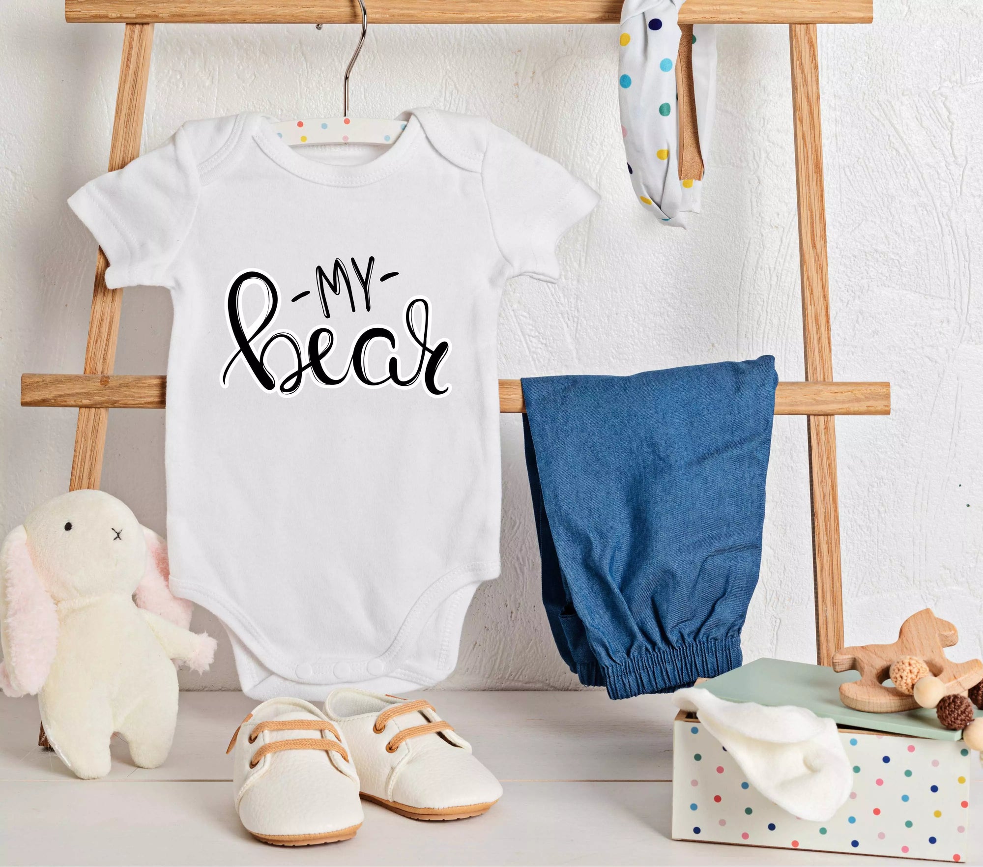 Personalised 'My Bear' Babygrow