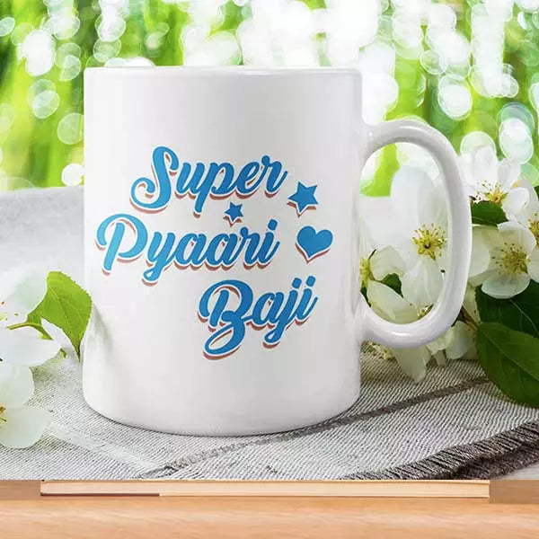 Super Pyaari Baji' - Personalised Mug for Sister