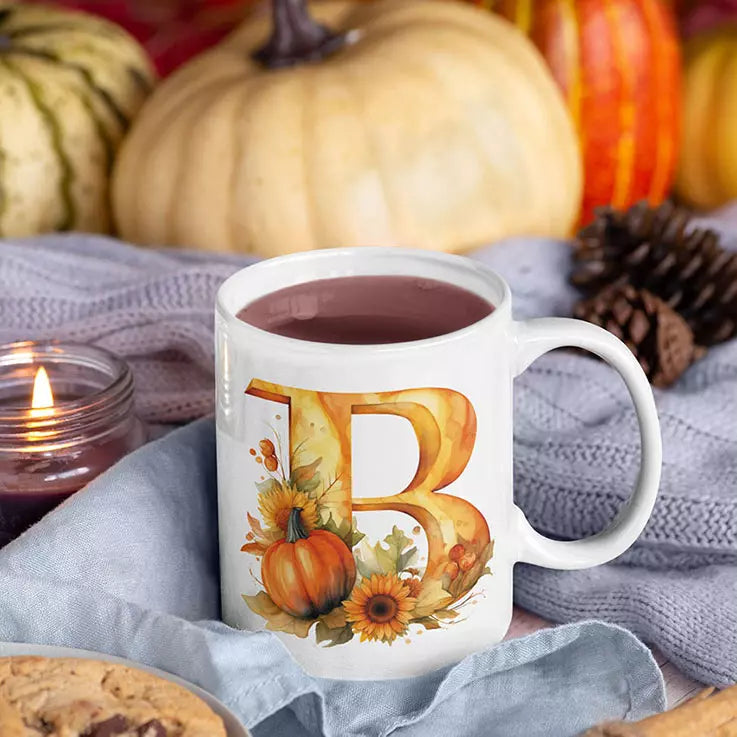 Personalised Halloween Name/Initial Mug