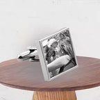 Personalised Square Photo Cufflinks with Gift Box