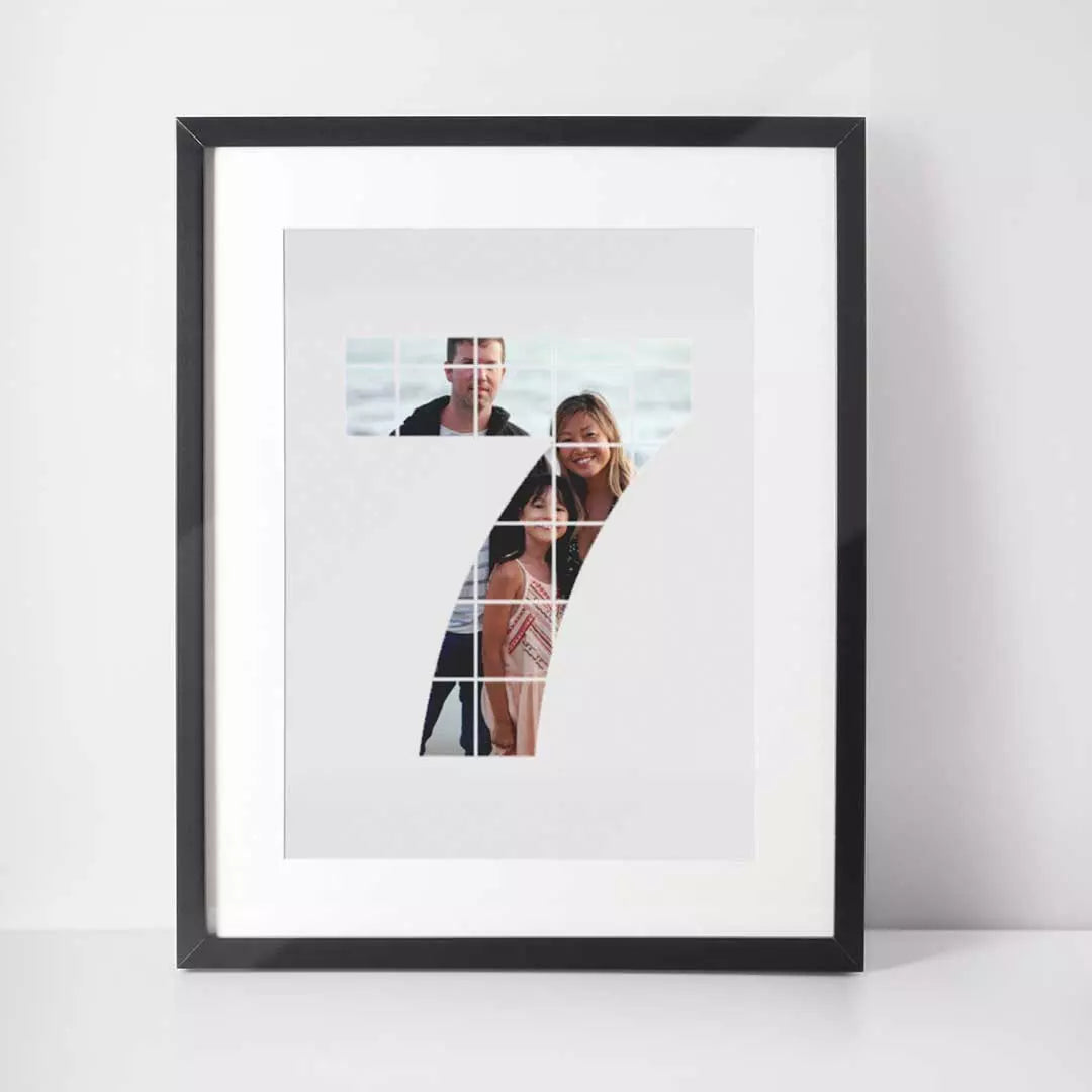 Personalised Photo Wall Art -7 Years