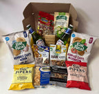 Peroni Beer Bottles and Snacks Hamper with Personalised Christmas Card