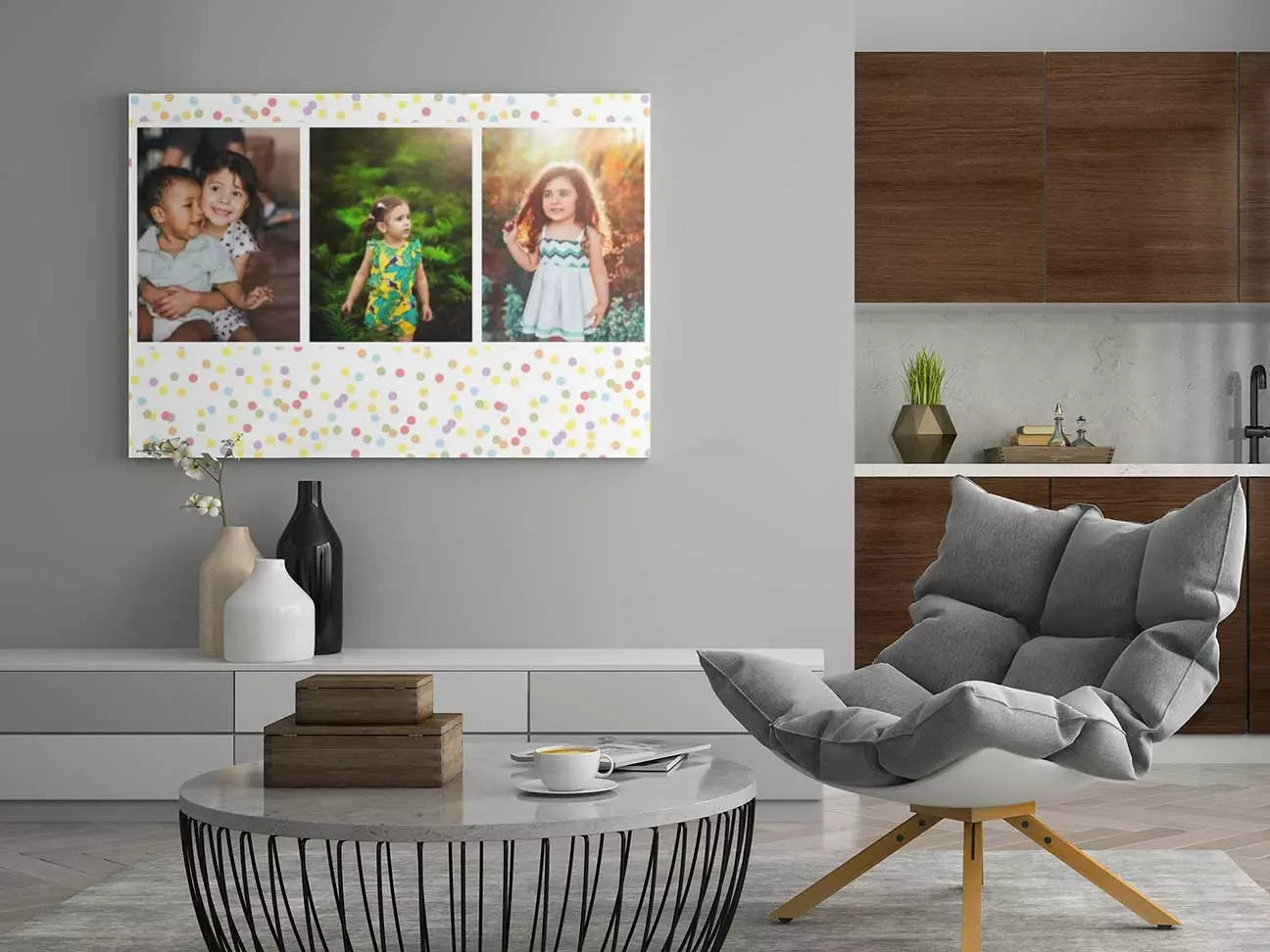 Multi Photo Collage Wall Print | Custom Personalised Canvas