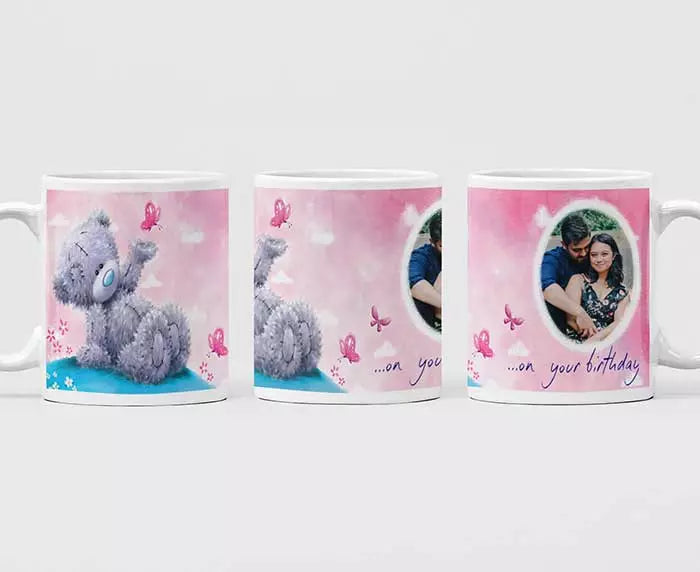 Happy Birthday Personalised Mug - Add Photo