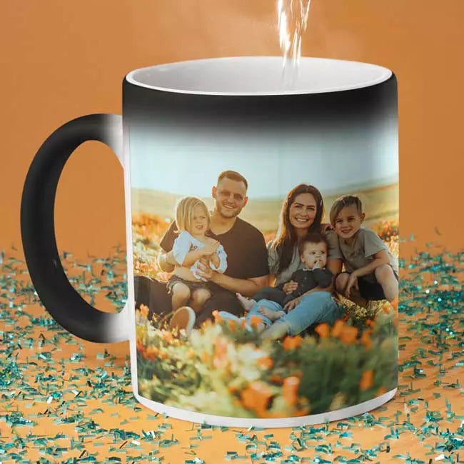Personalised Magic Mug - Add Photo and Text